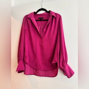 Banana Republic Pink Long Sleeve Blouse 🩷